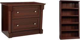 Sauder Palladia Lateral File, Select Cherry Finish &amp; Select Collection 5-Shelf - £400.90 GBP