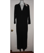 NWT LILLY PULITZER BLACK OLLIE 3/4 SLEEVE MAXI POLO DRESS XL - $191.99 CAD