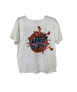 1999 USA Hoops Tour XL White Short sleeve vintage TShirt Vintage Basketball - $33.13 CAD