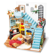 Robotime DIY Miniature Room Kit - Joy Living Room - £60.50 GBP