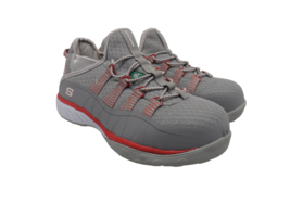 Skechers Women&#39;s Aluminum Toe SP Slip Resistant Work Shoes 99996596 Grey Size 8M - £28.46 GBP