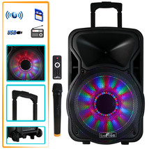 beFree Sound 12 Inch 2500 Watt Bluetooth Rechargeable Portable Party PA Speak... - $154.35