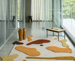 Hand Tufted Leopard Weaving carpet for living room, bedroom, sofa hall s... - $260.00