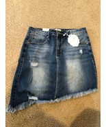 New Macys Backstage KS K’smore Junior Denim Jean Mini Skirt Sz 7 NWT - £9.71 GBP
