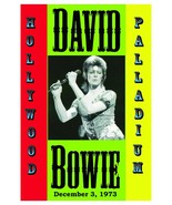 David Bowie at Hollywood Palladium 1973 STICKER (Unframed  Big size) - £7.47 GBP