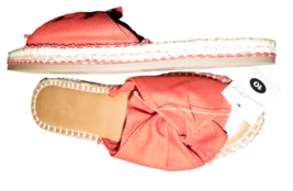 Universal Thread Women&#39;s Shoes Rust Espadrille Slide Sandals Size 10 - £19.61 GBP