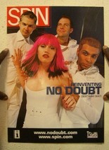 No Doubt Poster Reinventing Spin Gwen Stefani - $17.79
