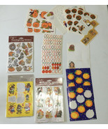 Vintage mixed Thanksgiving fall sticker lot pumpkins turkey scarecrow pi... - €17,07 EUR