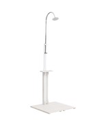 vidaXL Garden Shower White Solid fir wood with oil finish, stainless steel - €199,86 EUR