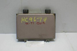 1996-1997 Honda Civic Engine Control Unit ECU 37820P2PA81 Module 04 6A13... - $12.19