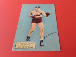 Vintage 1930s Jack Dempsey Boxing Post Card A Message To The Boys - £27.53 GBP