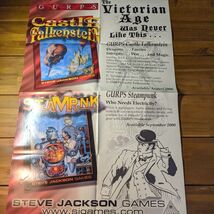 Steve Jackson Games GURPS Castle Falkenstein And Steampunk Poster 21&quot; X 33&quot; - €8,02 EUR