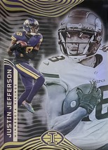 2022 Panini Illusions Justin Jefferson Stardust Parallel #65 NFL Vikings SGC 9.5 - £29.88 GBP