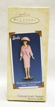 VINTAGE 2005 Hallmark Keepsake Christmas Ornament Barbie Fashion Luncheon - £23.60 GBP