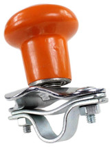 Universal Economy Farm &amp; Lawn Tractor Orange Vinyl Steering Wheel Spinner - $13.78