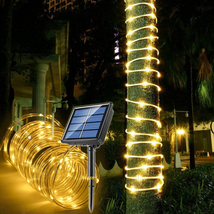 Solar Rope Light Waterproof IP65 39FT 100Leds Outdoor LED ‎Solar Outdoor Lights  - $15.13