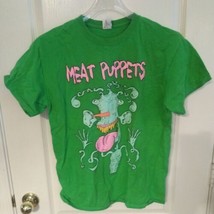 Meat Puppets Monster T-Shirt Green Rock Band Medium Med M - £19.73 GBP