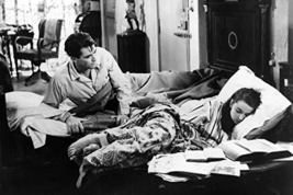 Gregory Peck and Audrey Hepburn in Roman Holiday Wake up in Bed Together 24x18 P - £19.48 GBP