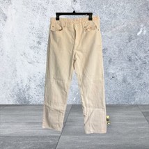 H&amp;M Slim Fit Women&#39;s Straight Leg Jeans Pants Blush Peach Size 8 - £11.80 GBP