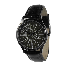 Black Big Numbers Watch Personalized Watch Gender Free - £38.69 GBP
