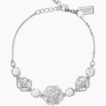 Kate Spade Crystal Rose Silver Bracelet NWT - $65.00