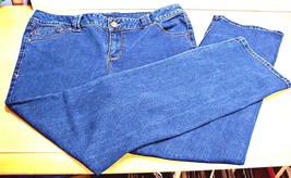 Lane Bryant Straight Fit Slim Bootcut Genius Fit Jeans Medium Wash Size 20 Avg - £13.69 GBP