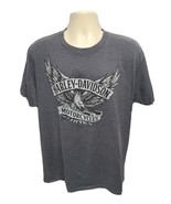 Harley Davidson Bergen County Rochelle Park NJ Adult Large Gray TShirt - $372.20 MXN