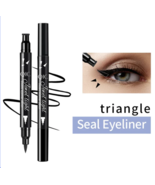 2 In 1 Stamp Liquid Eyeliner Water Long Lasting Proof Fast Dry Double-en... - €11,16 EUR