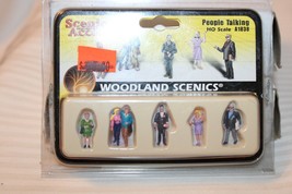HO Scale Woodland Scenics, People Talking Figurine Set #A1838 BNOS - £18.90 GBP