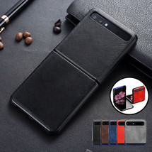 For Samsung Galaxy Z Flip 5G Case Litchi Pattern Leather Shockproof Back Cover - £47.52 GBP