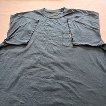 Carhartt K87 Original Fit Men's T-Shirt Bluestone Crew Neck with Pocket Size 4XL image 9