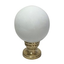 Royal Designs, Inc. Ceramic Sphere Lamp Finial for Lamp Shade, F-5052WH-... - $22.72+