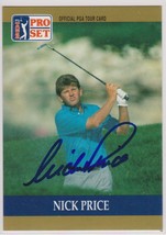 Nick Price Signed Autographed 1990 Pro Set PGA Golf Trading Card - £7.86 GBP