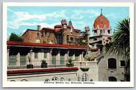 Spagnolo Wing Glenwood Missione Pensione Riverside California Ca Unp Wb Postcard - £3.53 GBP