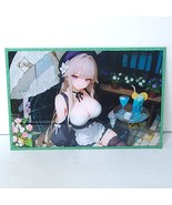 Herta Waifu Card Anime Green Glitter Girl Wall Art Oversized Board A5 - €19,60 EUR