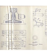 1946 Railroad Bangor Aroostook Continuous Insulated Joint Blueprint H23 ... - $118.11