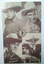 Pacific Ocean Park Arcade Post Card Roy Rogers Fred Himes Ken Curtis Cowboys - £18.42 GBP