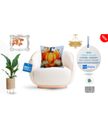 Fall Décor 18x18 Throw Pillow with Insert –100% Linen Cover &amp; 100% Cotto... - €50,36 EUR