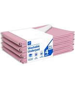 Medline Bed Pad Washable Incontinence Reusable Underpad-Heavy Duty Pink ... - $436.41 MXN