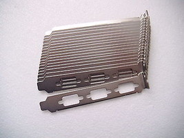 20pcs PCI Three-hole VGA DB9 3 Serial Card Cover Full Height 12CM Bracket Nickel - £19.99 GBP