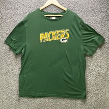 NFL Team Apparel Green Bay Packers Shirt Adult 2XL Mens XXL Big Logo Tee - £11.34 GBP