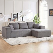 Modern L-Shaped Sectional Sofa with Chaise - $768.99