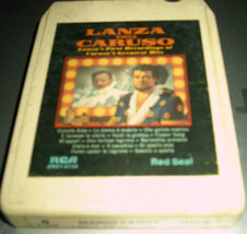 8 TRACK TAPE -- LANZA SINGS CARUSO - £1.57 GBP