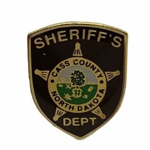 Cass County North Dakota Sheriff Police Department Law Enforcement Hat Pin - £11.71 GBP