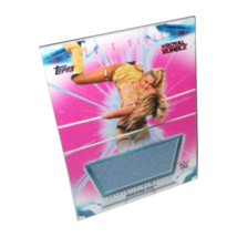 Topps WWE Women&#39;s Division 2021 NATALYA Royal Rumble Mat Relic Card 66/150 - $9.89