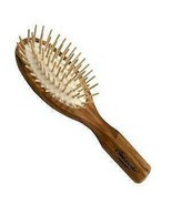 Wooden Handle with Pneumatic Brushes Olivewood Small Oval\/Wood Pins 5117 - £27.41 GBP