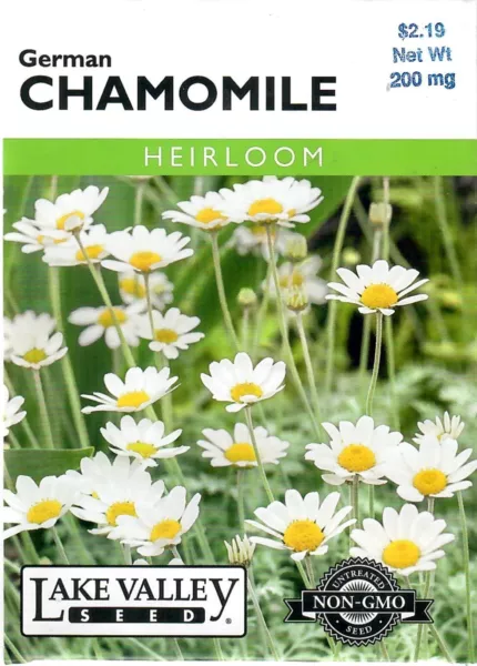 Chamomile German Heirloom Vegetable Seeds Non Gmo Lake Valley 12/24 Fresh New - £7.00 GBP