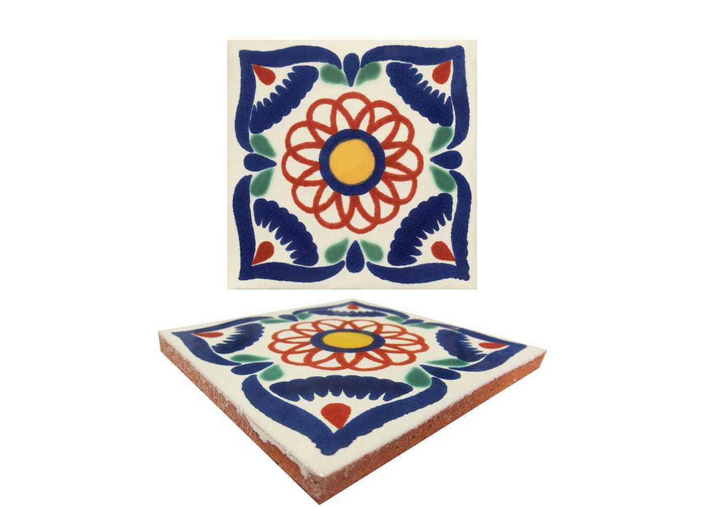Mexican Talavera Ceramic Tiles Barroco Handcrafted - Velez -  (you selec... - $199.00