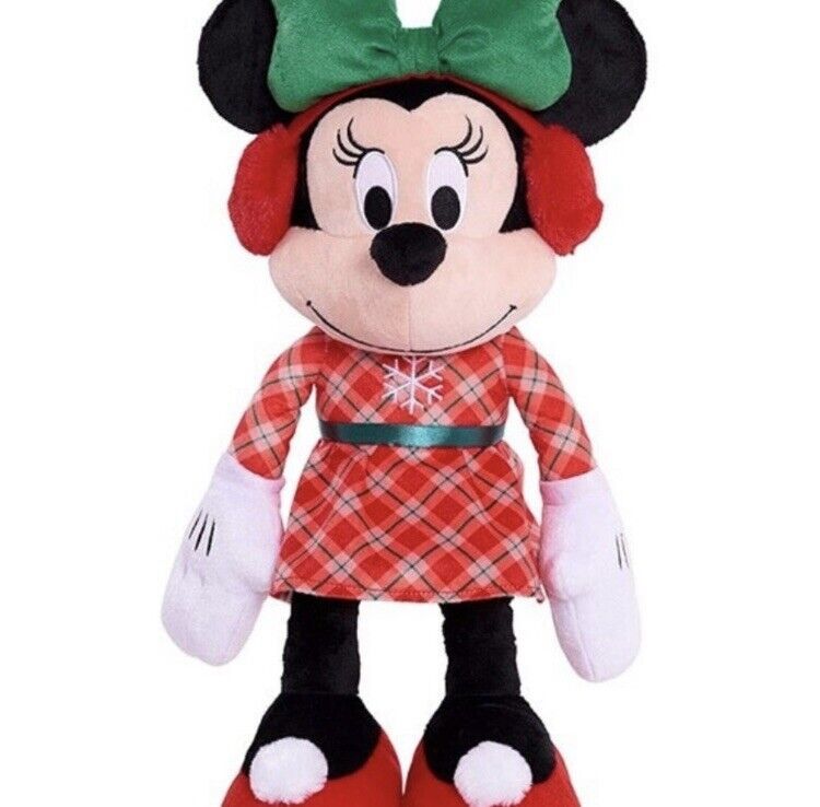 Disney Holiday Minnie Mouse Medium  Plush 12&quot; Christmas Holiday Plush New - $14.30