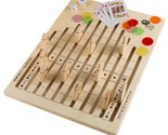 Wooden Horse Race Game With Dice, Cards And Chips  Indoor And Outdoor Bo... - $37.99